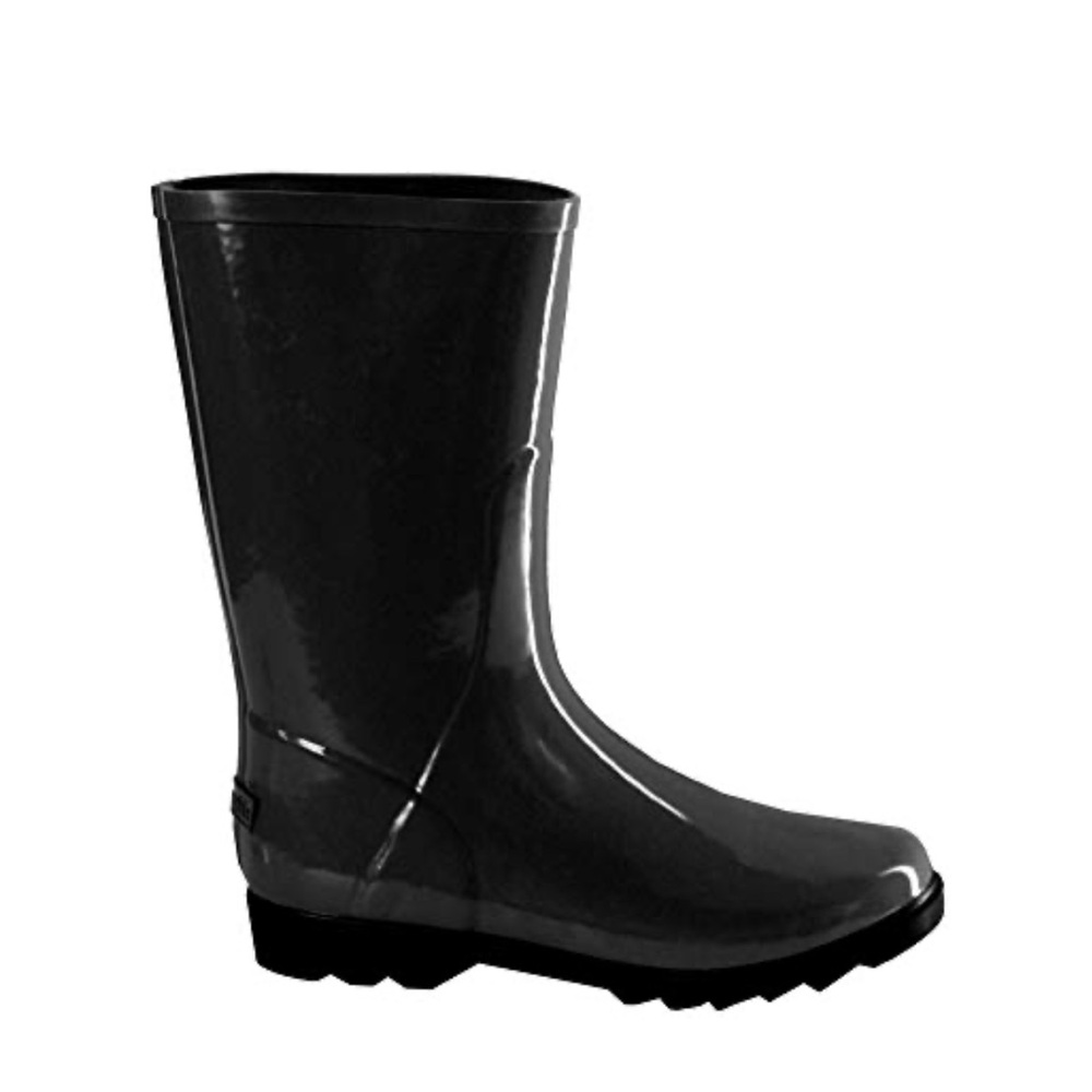 Columbia Downpour Rain Boots Shoes (11 Little Kids), Black